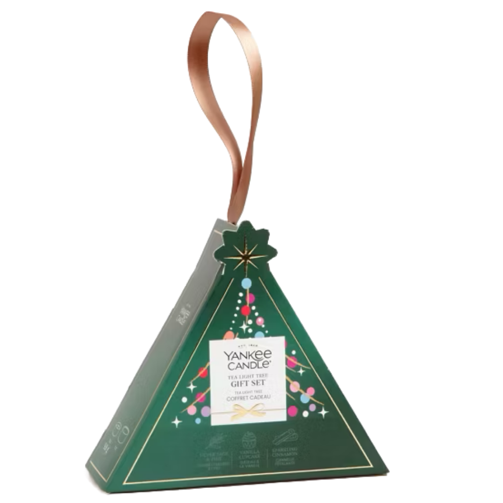Yankee Candle Magical Christmas Moments Collection 3 Tea Light & Holder Gift Set