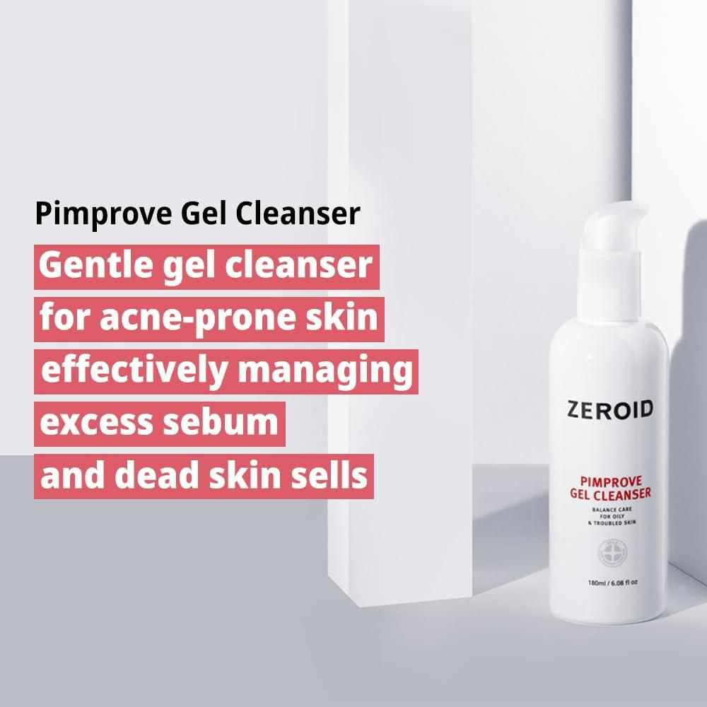 ZEROID Pimprove Gel Cleanser 180ml