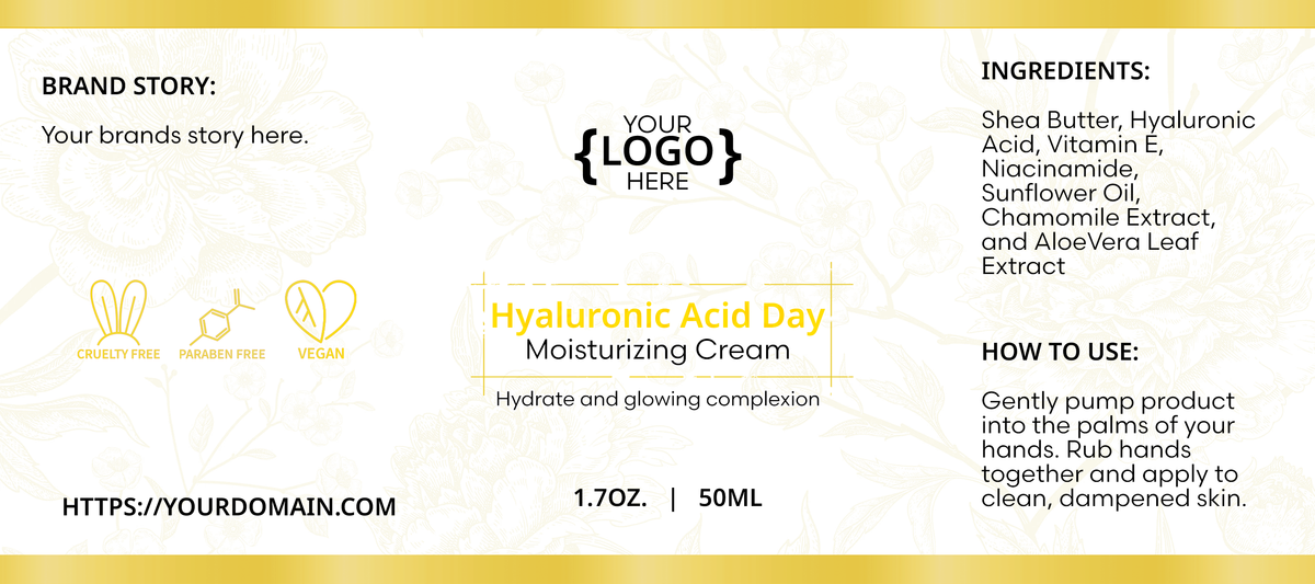 Hyaluronic Acid Day Moisturizing Cream - 1.7 oz